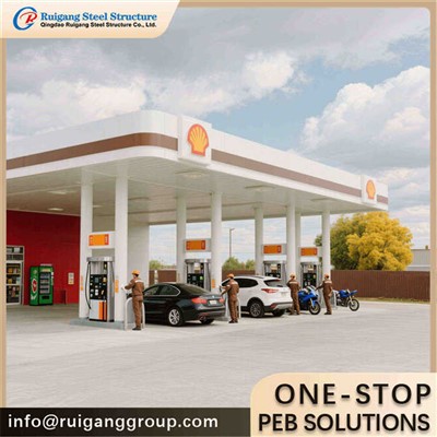 Vorgefertigte Tankstelle Baldachin