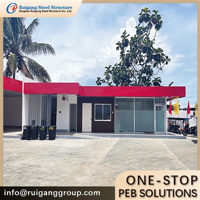 Stahlstruktur Tankstelle