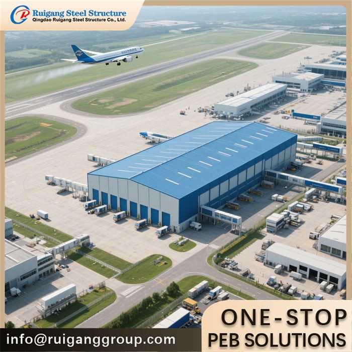 Modularer Stahlhangar